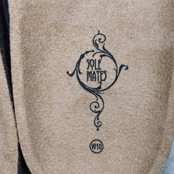 Sole Mates 10 Women Sandal Buckle Multicolor Flip Flop Open Toe - Picture 5 of 6